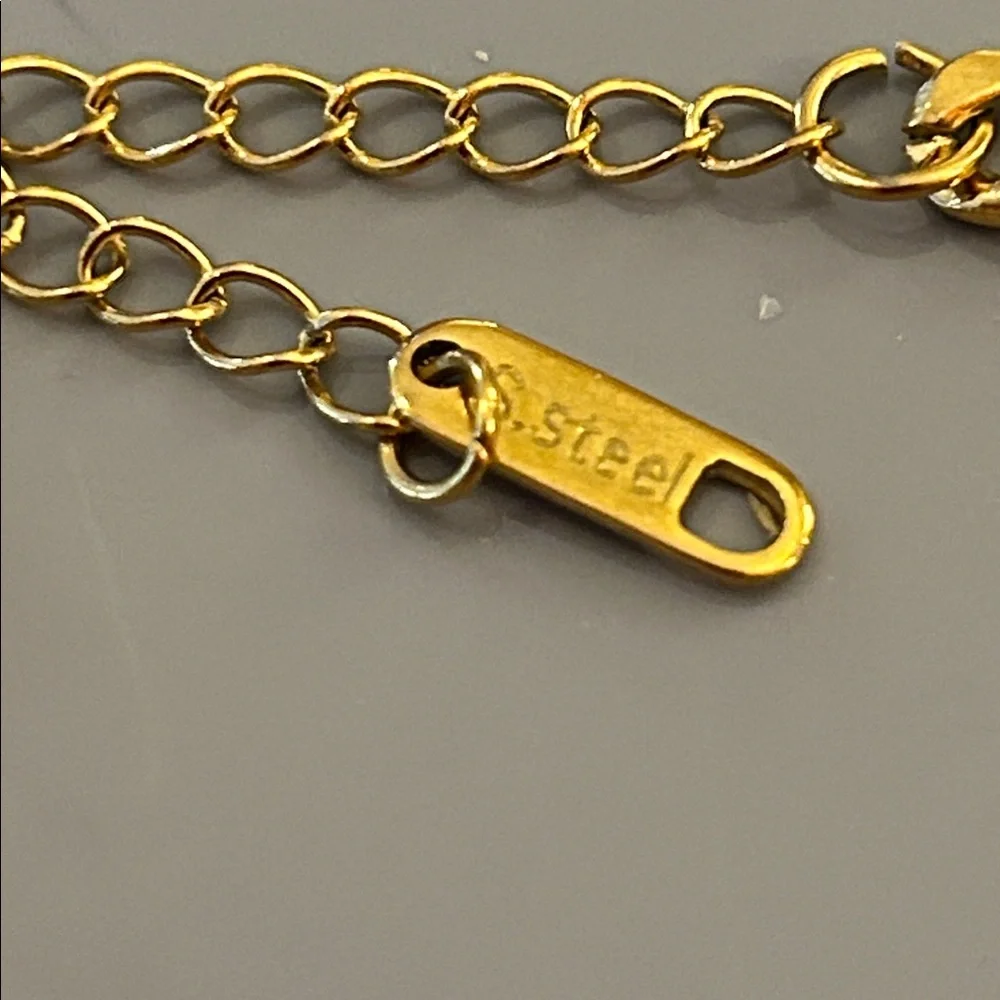 Gold Butterfly Charm Bracelet
